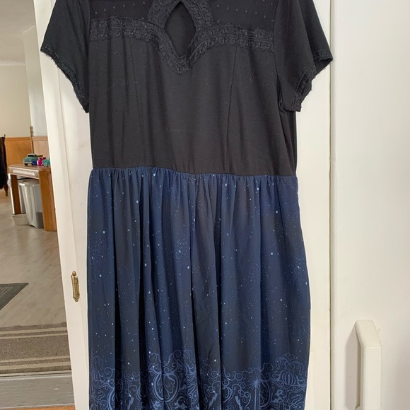 Rare Sold Out Torrid Harry Potter Hogwarts Plus-Size Border Skater Dress SIZE 1 - Picture 9 of 12
